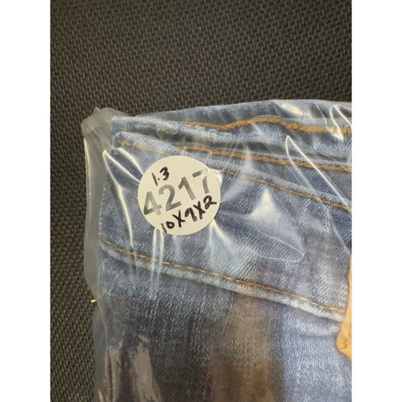 American Eagle Outfitter Jeans Mens Distressed Destroy Slim Flex Blue 31x32 - Picture 13 of 13